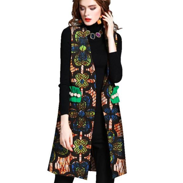 women african clothing dashiki women notched african style sleeveless outwear africa print clothing plus size natural wy2523, Black;brown
women african clothing dashiki women notched african style sleeveless outwear africa print clothing plus size natural wy2523, Black;brown