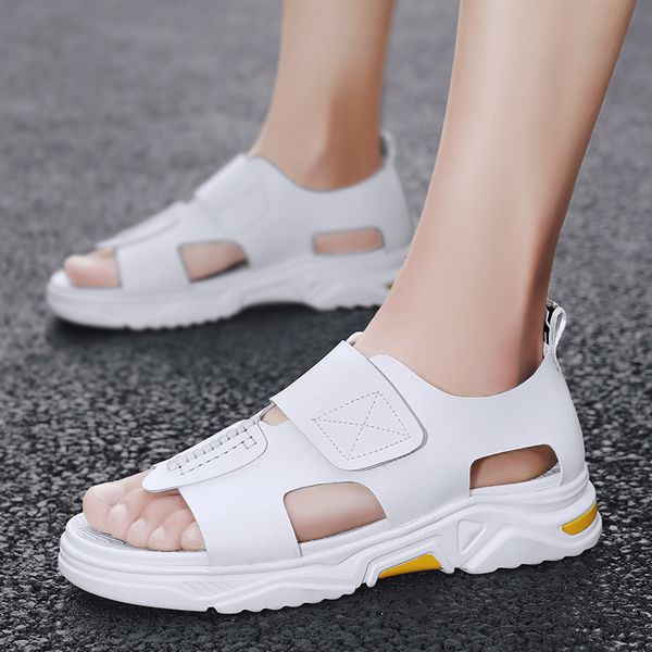 men's sandals summer shoes beach men sandals causal shoes slip on genuine leather fashion outdoor footwear, Black
men's sandals summer shoes beach men sandals causal shoes slip on genuine leather fashion outdoor footwear, Black