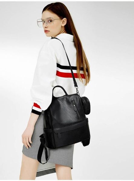 backpack 2020 new korean fashion pu soft leather large capacity anti-theft backpack
backpack 2020 new korean fashion pu soft leather large capacity anti-theft backpack