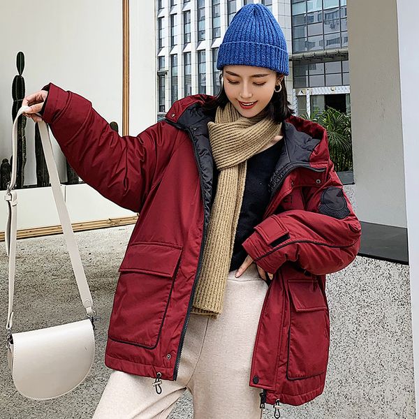 new fashion space cotton padded coat women winter hooded letter print warm jacket ladies leisure thicken pockets manteau femme, Black
new fashion space cotton padded coat women winter hooded letter print warm jacket ladies leisure thicken pockets manteau femme, Black