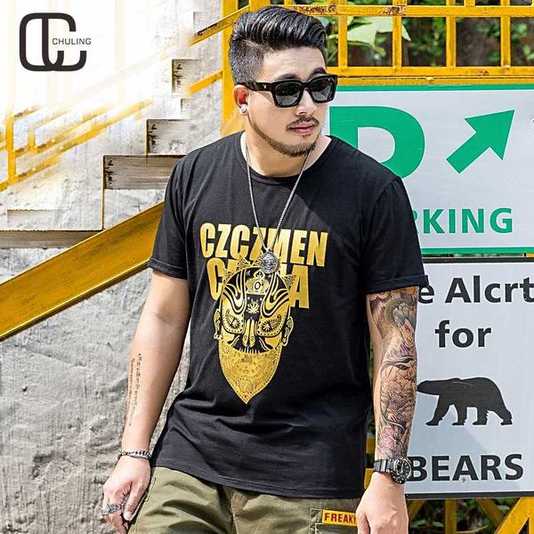 summer men's casual black cool print plus size t-shirt loose hip hop big size pullover tees fashion o-neck cotton oversize, White;black
summer men's casual black cool print plus size t-shirt loose hip hop big size pullover tees fashion o-neck cotton oversize, White;black