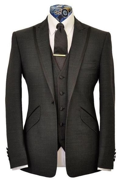 tpsaade smoking grey men's suit slim fit skinny 3 piece grey trousers classic tuxedo custom formal groom prom suits masculino, White;black
tpsaade smoking grey men's suit slim fit skinny 3 piece grey trousers classic tuxedo custom formal groom prom suits masculino, White;black