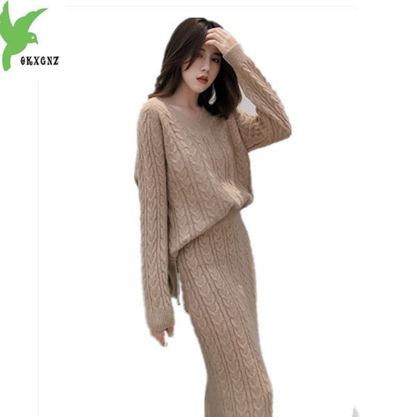 okxgnz мода two piece set женщин платья 2018 осень зима вязаный топ с длинным рукавом свитера v шеи сыпучие женщин свитер платье, Gray
okxgnz мода two piece set женщин платья 2018 осень зима вязаный топ с длинным рукавом свитера v шеи сыпучие женщин свитер платье, Gray