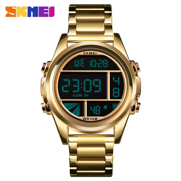 led watches men luxury full steel male clock men digital wristwatch mens sports watch man reloj hombre 2019 skmei, Slivery;brown
led watches men luxury full steel male clock men digital wristwatch mens sports watch man reloj hombre 2019 skmei, Slivery;brown