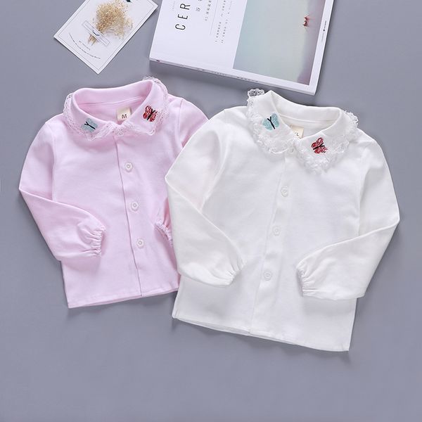 baby girl blouse lace spring cardigan embroidery butterfly toddler blouse casual cotton white shirts for girls kids clothes, White;black
baby girl blouse lace spring cardigan embroidery butterfly toddler blouse casual cotton white shirts for girls kids clothes, White;black