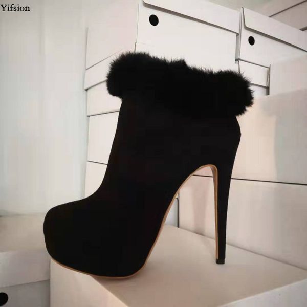 rontic new women platform ankle boots stiletto high heels boots round toe elegant luxury black shoes women plus us size 5-15
rontic new women platform ankle boots stiletto high heels boots round toe elegant luxury black shoes women plus us size 5-15