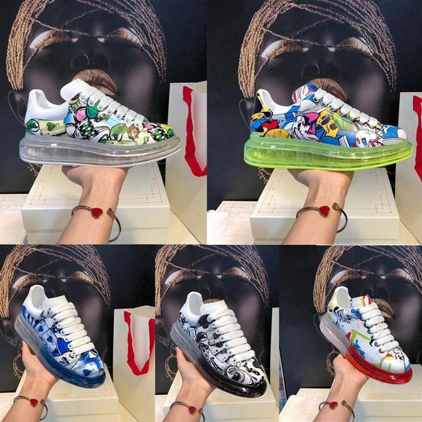 2020 cushions graffiti shoes pattern women men leather platform flat rubber sole casual shoe reflective triple vintage sneakers 36-45, Black
2020 cushions graffiti shoes pattern women men leather platform flat rubber sole casual shoe reflective triple vintage sneakers 36-45, Black