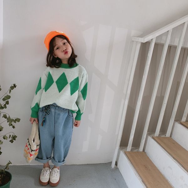 7m4fd tckids clothing wear 19 autumn neutral color turtleneck tckids children's clothing diamond sweater children's wear 19 autumn, Blue
7m4fd tckids clothing wear 19 autumn neutral color turtleneck tckids children's clothing diamond sweater children's wear 19 autumn, Blue