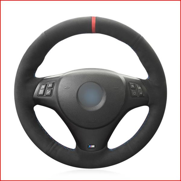 black suede genunie leather hand sew car steering wheel cover for m sport m3 e90 e91 e92 e93 e87 e81 e82 e88 x1 e84
black suede genunie leather hand sew car steering wheel cover for m sport m3 e90 e91 e92 e93 e87 e81 e82 e88 x1 e84