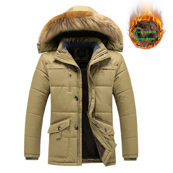 brand men's shirt l-8xl large size zipper coat winter warm plus velvet thick long windproof hooded jacket warm cotton coat, Black
brand men's shirt l-8xl large size zipper coat winter warm plus velvet thick long windproof hooded jacket warm cotton coat, Black