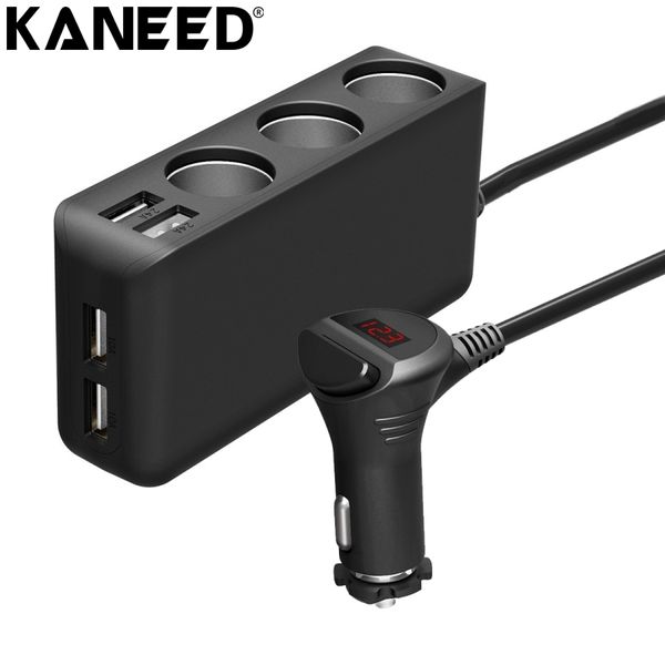 kaneed car cigarette lighter socket splitter power adapter 6.8a 80w plastic shell 3 sockets in 1 4 usb ports a control switch
kaneed car cigarette lighter socket splitter power adapter 6.8a 80w plastic shell 3 sockets in 1 4 usb ports a control switch