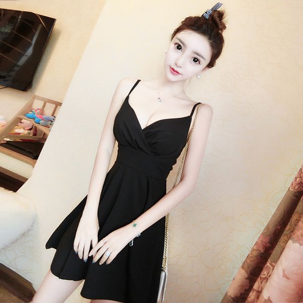 summer dress 2020 new fashion temperament v-neck low-cut womens suspender skirt waist slimming belly skirt, White;black
summer dress 2020 new fashion temperament v-neck low-cut womens suspender skirt waist slimming belly skirt, White;black