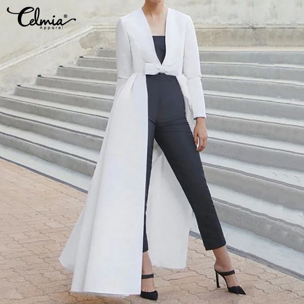 5xl fashion long shirts 2019 celmia women's blouse elegant office tunic casual loose bow solid party blusas femininas 7, White
5xl fashion long shirts 2019 celmia women's blouse elegant office tunic casual loose bow solid party blusas femininas 7, White