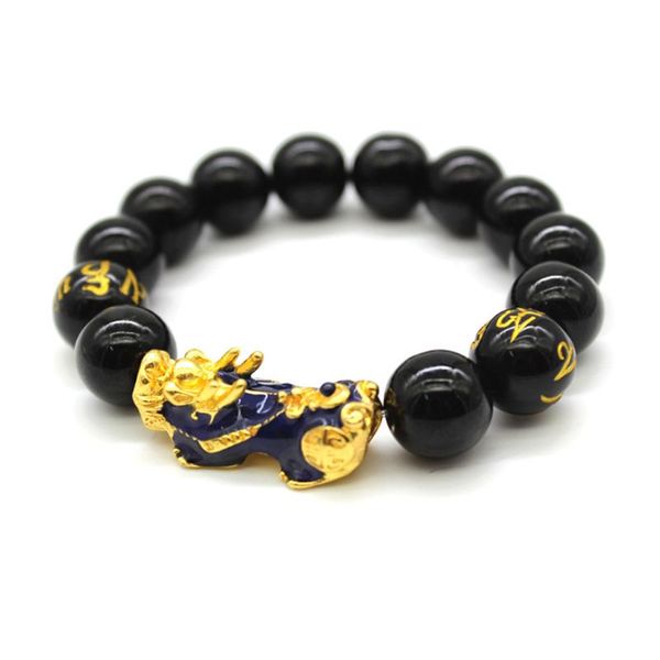 mood color change chinese pixiu beads bracelet lucky amulet jewelry unisex, Black
mood color change chinese pixiu beads bracelet lucky amulet jewelry unisex, Black