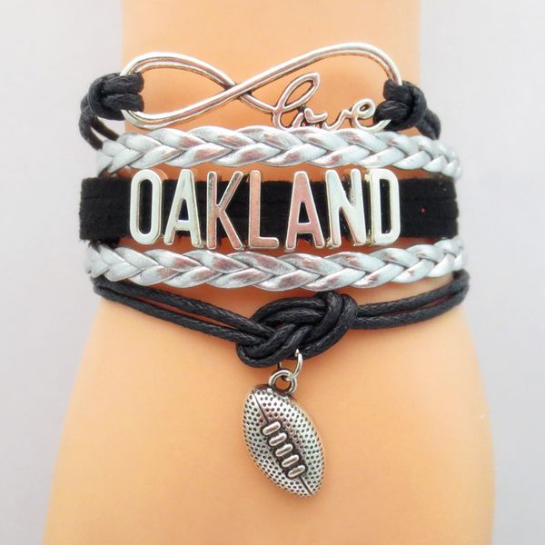 ювелирные изделия infinity love oakland футбольная команда браслет любителей спорта подарки браслет браслеты дружбы b09042, Golden;silver
ювелирные изделия infinity love oakland футбольная команда браслет любителей спорта подарки браслет браслеты дружбы b09042, Golden;silver