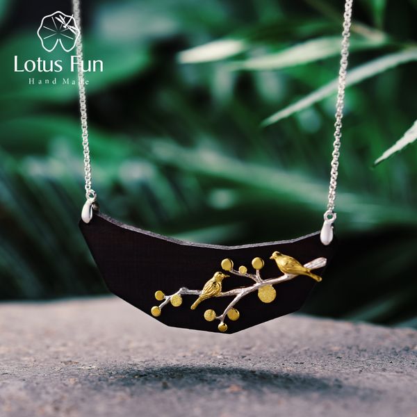 lotus fun real 925 sterling silver natural stone handmade vintage fine jewelry lovely birds on branches necklace for women
lotus fun real 925 sterling silver natural stone handmade vintage fine jewelry lovely birds on branches necklace for women