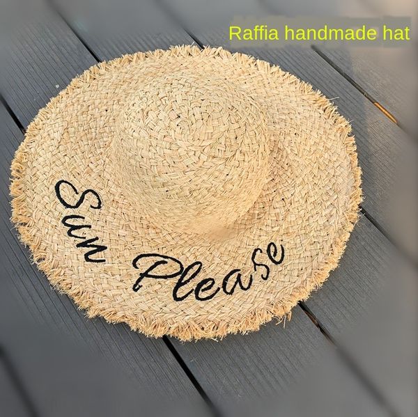 lafite straw female hand-woven beach hipster straw cool woolen beard beach hat holiday summer cool hat, Blue;gray
lafite straw female hand-woven beach hipster straw cool woolen beard beach hat holiday summer cool hat, Blue;gray