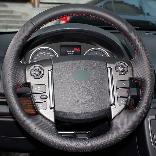 black natural leather car steering wheel cover for land rover ander 2 2013-2015
black natural leather car steering wheel cover for land rover ander 2 2013-2015