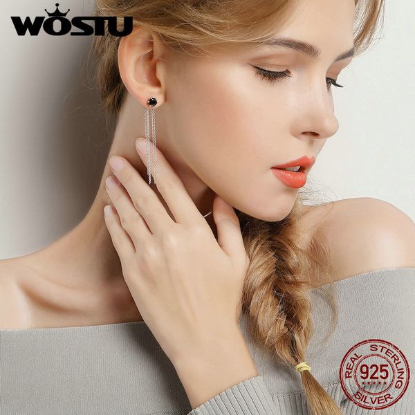 wostu new luxury 100% 925 sterling silver vintage tassels drop earrings for women two wear fine jewelry gift cqe055
wostu new luxury 100% 925 sterling silver vintage tassels drop earrings for women two wear fine jewelry gift cqe055