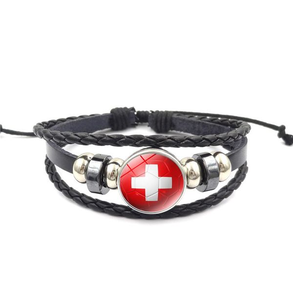 link, chain the fi fa world cup football team switzerland leather bracelet po picture dome cabochon glass snap button, Black
link, chain the fi fa world cup football team switzerland leather bracelet po picture dome cabochon glass snap button, Black
