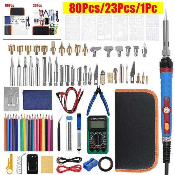 60w electric soldering iron adjustable temperature digital multimeter wood burning pen wire stripper cutter welding equipment
60w electric soldering iron adjustable temperature digital multimeter wood burning pen wire stripper cutter welding equipment