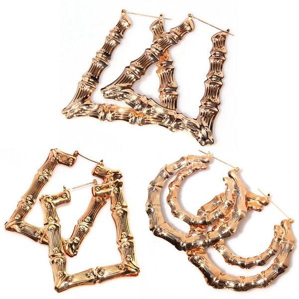 fashion women girl gold bamboo hollow style hoop earrings elegant party big earring jewelry, Golden;silver
fashion women girl gold bamboo hollow style hoop earrings elegant party big earring jewelry, Golden;silver