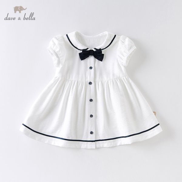 db13374 dave bella summer baby girl's princess striped bow button dress children fashion party dress kids infant lolita clothes, Red;yellow
db13374 dave bella summer baby girl's princess striped bow button dress children fashion party dress kids infant lolita clothes, Red;yellow
