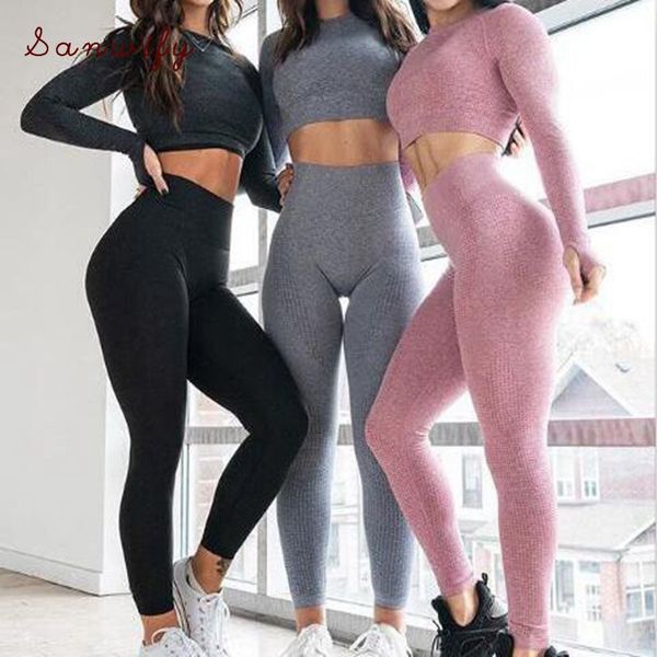 women seamless yoga set fitness sports suits gym cloth yoga long sleeve shirts high waist running leggings workout pants shirts, White;red
women seamless yoga set fitness sports suits gym cloth yoga long sleeve shirts high waist running leggings workout pants shirts, White;red