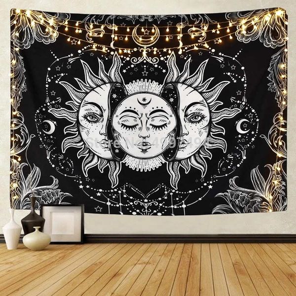 white black sun moon mandala tapestry 130*150cm wall hanging celestial wall tapestry hippie wall carpets dorm decor psychedelic tapestry
white black sun moon mandala tapestry 130*150cm wall hanging celestial wall tapestry hippie wall carpets dorm decor psychedelic tapestry