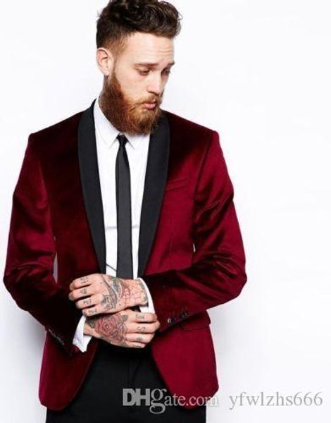 classic velveteen shawl lapel wedding tuxedos slim fit suits for men groomsmen suit two pieces prom formal suits (jacket+pants+tie) 713, Black;gray
classic velveteen shawl lapel wedding tuxedos slim fit suits for men groomsmen suit two pieces prom formal suits (jacket+pants+tie) 713, Black;gray