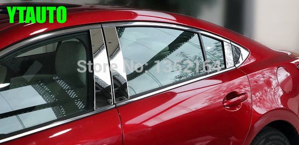 auto window trim pillar trim for 6 atenza 2014 2015,stainless steel,6pcs/lot,car styling
auto window trim pillar trim for 6 atenza 2014 2015,stainless steel,6pcs/lot,car styling