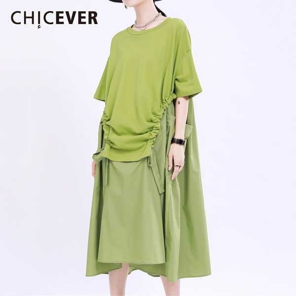 chicever patchwork hit color dress women o neck short sleeve pocket oversized irregular summer dresses female new fashion 2020, Black;gray
chicever patchwork hit color dress women o neck short sleeve pocket oversized irregular summer dresses female new fashion 2020, Black;gray