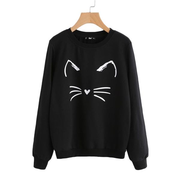 cartoon cat print sweatshirt long sleeve casual women pullovers black round neck cute sweatshirt for women harajuku
cartoon cat print sweatshirt long sleeve casual women pullovers black round neck cute sweatshirt for women harajuku