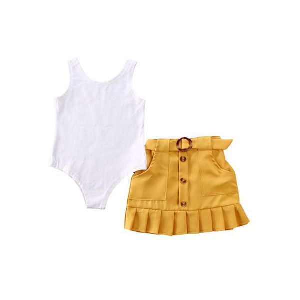 toddler baby girl summer outfit bodysuit vest +button skirt clothes set sleeveless casual holiday beach clothing 1-5year, White
toddler baby girl summer outfit bodysuit vest +button skirt clothes set sleeveless casual holiday beach clothing 1-5year, White