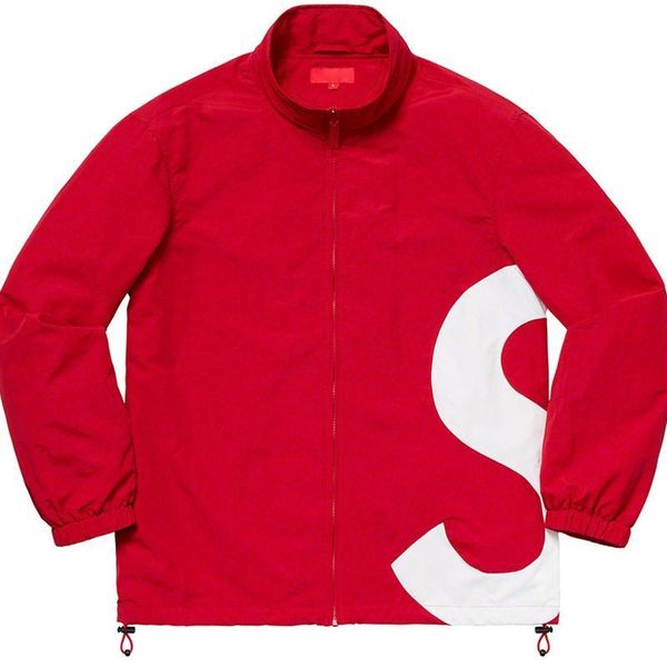 19ss letter s printed windbreaker pure color jackets men and women casual loose street hip hop zipper lapel neck coats outwear hfhljk010, Black;brown
19ss letter s printed windbreaker pure color jackets men and women casual loose street hip hop zipper lapel neck coats outwear hfhljk010, Black;brown