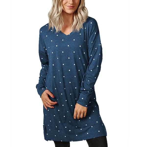new fashion pregnancy maternity t-shirt v-neck casual loose long-sleeved polka dot long t-shirt autumn pregnant tees, White
new fashion pregnancy maternity t-shirt v-neck casual loose long-sleeved polka dot long t-shirt autumn pregnant tees, White