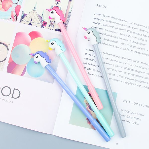 4pcs/lot 0.5mm black ink cute unicorn gel pen kawaii for school supplies stationary
4pcs/lot 0.5mm black ink cute unicorn gel pen kawaii for school supplies stationary