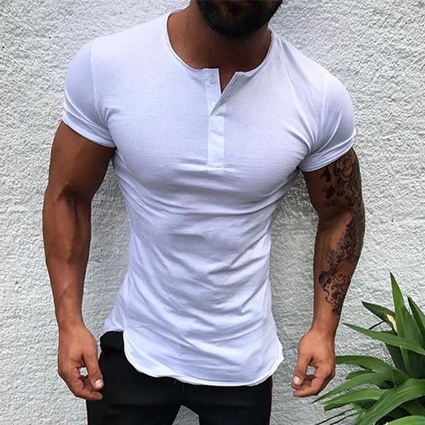 men stylish solid color men short sleeve t-shirt male clothes fitness fashion round neck casual t-shirts 2020, White;black
men stylish solid color men short sleeve t-shirt male clothes fitness fashion round neck casual t-shirts 2020, White;black