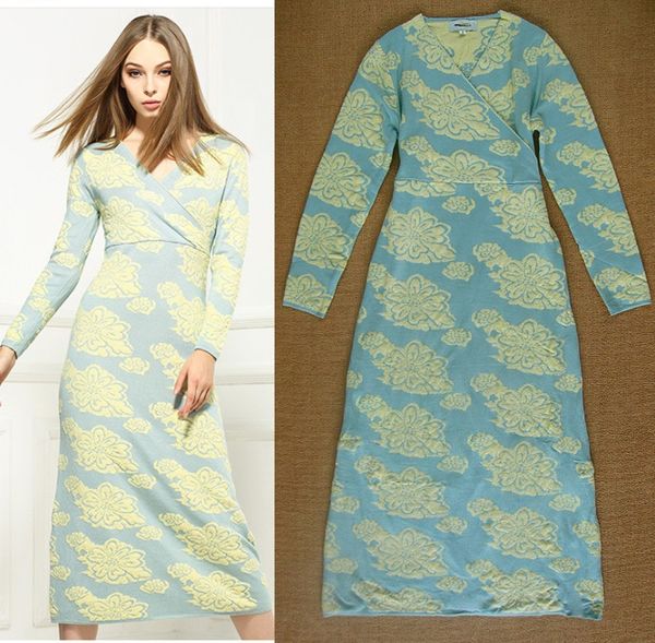 special offer premium new style original design women's jacquard v-neck dress wool knitted dress slim pack hip dress, Black;pink
special offer premium new style original design women's jacquard v-neck dress wool knitted dress slim pack hip dress, Black;pink