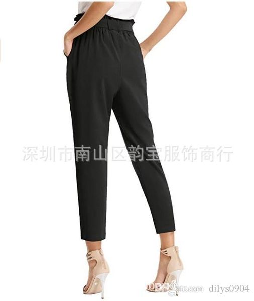 foreign trade european and american selling women decoration height waist straight tube leisure ninth pants cotton with a belt capris, Black;white
foreign trade european and american selling women decoration height waist straight tube leisure ninth pants cotton with a belt capris, Black;white