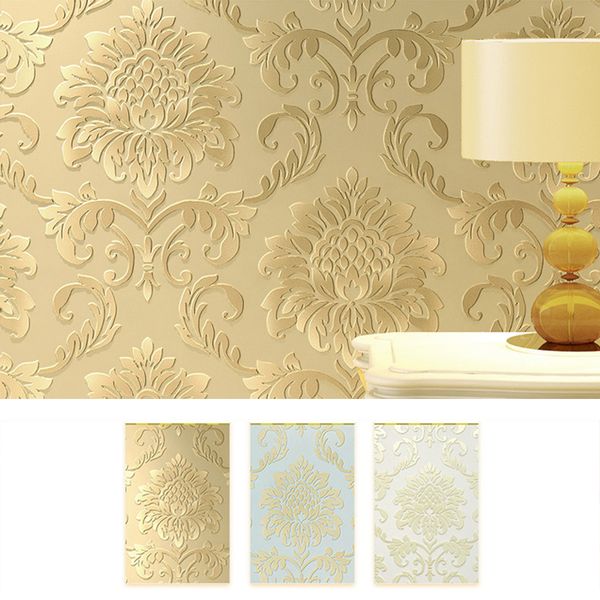2019 new european damascus wallpaper 3d non-woven wallpaper craft living room bedroom bedside tv background wall
2019 new european damascus wallpaper 3d non-woven wallpaper craft living room bedroom bedside tv background wall