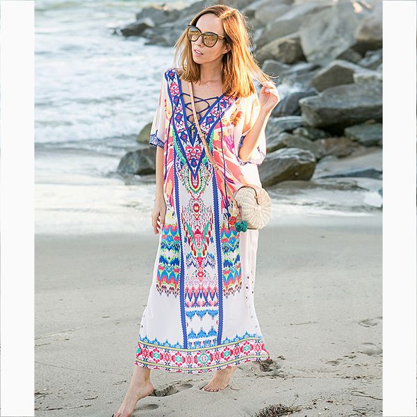 plus size summer dress beach beach wear sarong coverups for women bathing suit long cover up tunic pareos de playa mujer, Blue;gray
plus size summer dress beach beach wear sarong coverups for women bathing suit long cover up tunic pareos de playa mujer, Blue;gray