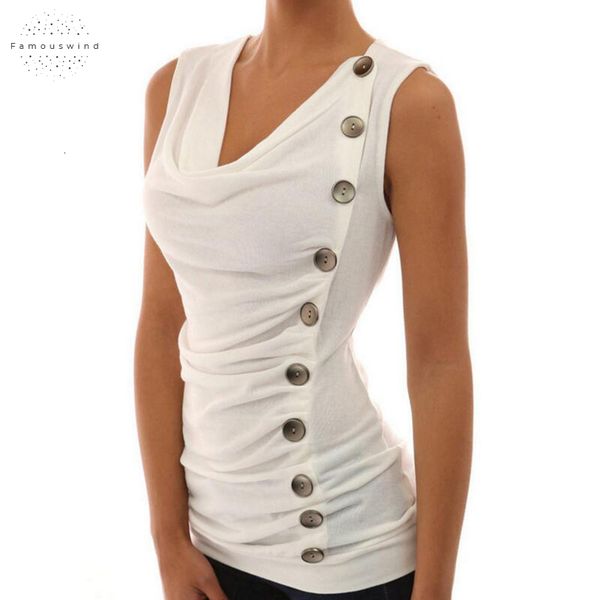 women shirts punk style new summer 2019 casual button fashion sleeveless v neck shirt solid color women shirt summer, White
women shirts punk style new summer 2019 casual button fashion sleeveless v neck shirt solid color women shirt summer, White
