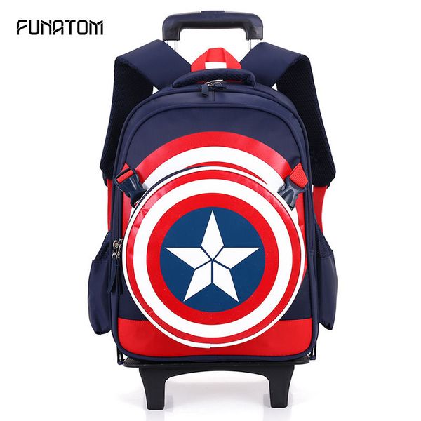 3d student trolley bag children six round climb stairs schoolbag boys and girls waterproof schoolbag
3d student trolley bag children six round climb stairs schoolbag boys and girls waterproof schoolbag