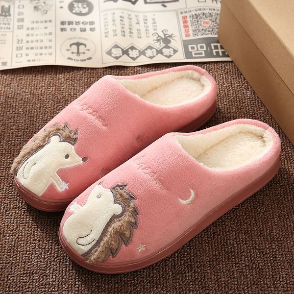 cartoon hedgehog women winter home slippers lovers couples slip on soft warm house shoes men women slippers indoor bedroom, Black
cartoon hedgehog women winter home slippers lovers couples slip on soft warm house shoes men women slippers indoor bedroom, Black