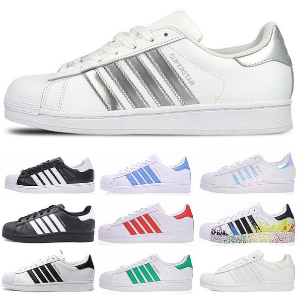 originals superstars casual shoes for men women black white gold green red super star fashion mens flat sneakers size 36-44, White;red
originals superstars casual shoes for men women black white gold green red super star fashion mens flat sneakers size 36-44, White;red