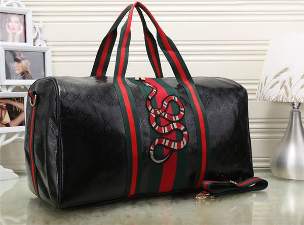 Brand Bee Beach Bags Unisex Leather Handbags Fashion Snake Totes Striped Boston Bag Men Portable Bags Womens Travel Bag
Brand Bee Beach Bags Unisex Leather Handbags Fashion Snake Totes Striped Boston Bag Men Portable Bags Womens Travel Bag
