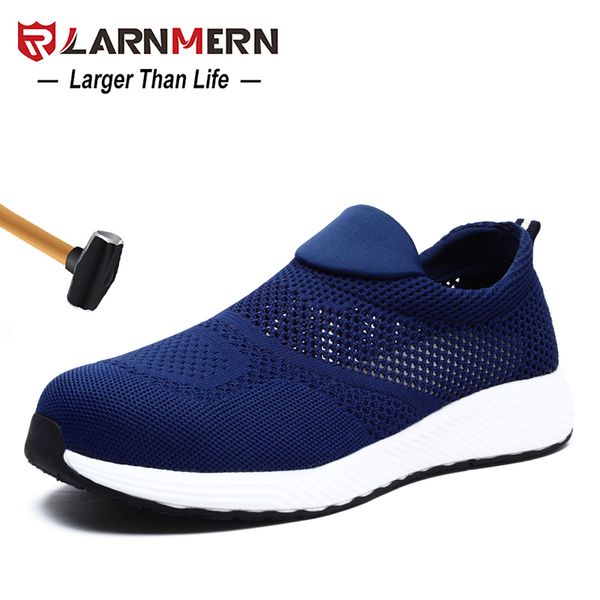 larnmern men's work safety shoes steel toe anti-smashing lightweight breathable non-slip construction protective footwear, Black
larnmern men's work safety shoes steel toe anti-smashing lightweight breathable non-slip construction protective footwear, Black