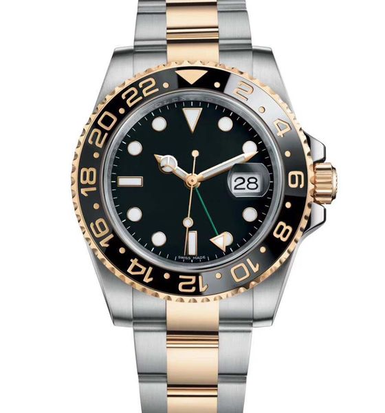 New Ceramic Bezel GMT IIWatches Luxury Automatic Watch Silver Rose Gold Original Clasp Mens Women's Fashion Master Reloj Watches
New Ceramic Bezel GMT IIWatches Luxury Automatic Watch Silver Rose Gold Original Clasp Mens Women's Fashion Master Reloj Watches