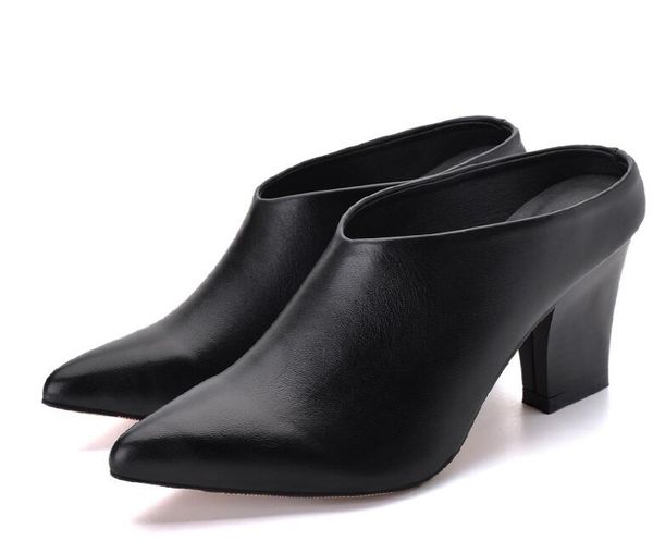 carpaton fashion high heel shoes woman pointed toe thick heels leather pumps mules shoes ladies party dress heels black
carpaton fashion high heel shoes woman pointed toe thick heels leather pumps mules shoes ladies party dress heels black